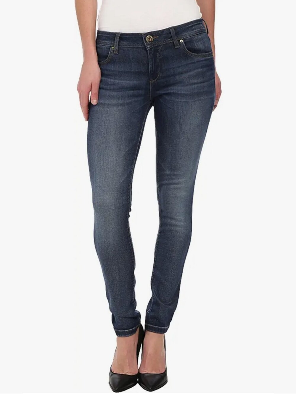 DL1961 Women's Emma DL PRO Mid-Rise Legging Jean In Blaze 27